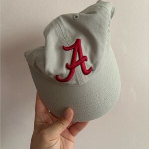 University of Alabama 47 Brand Gray Hat with Red Embroidery
